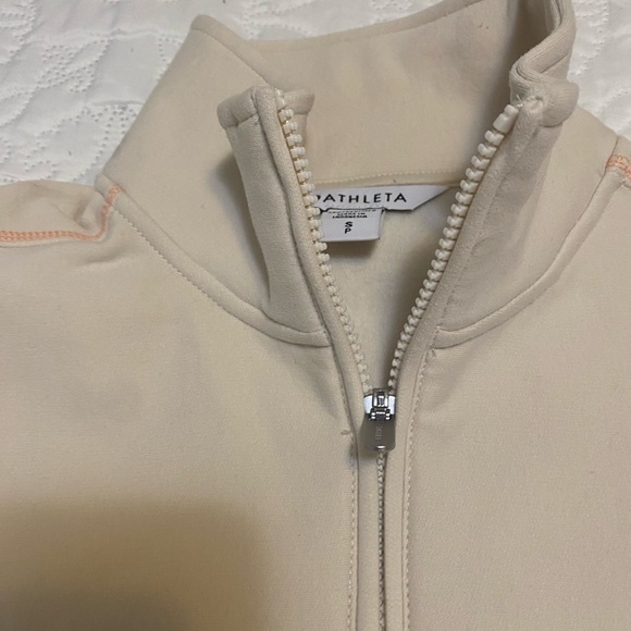 Athleta Forever Fleece 1/2 Zip High Hip Sweatshirt - Picture 9 of 10